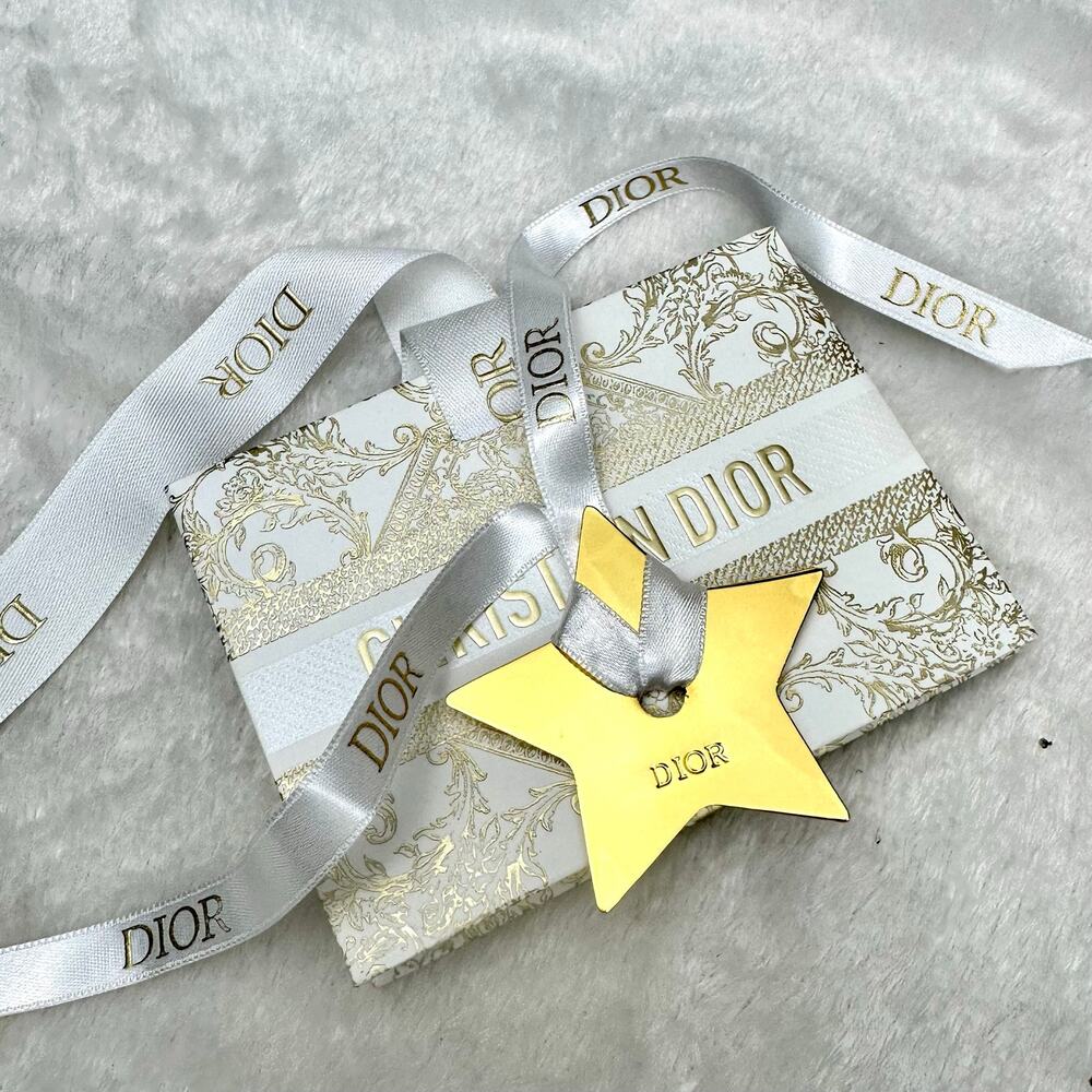 Dior Gold Star pendant with mini Dior bag gift set